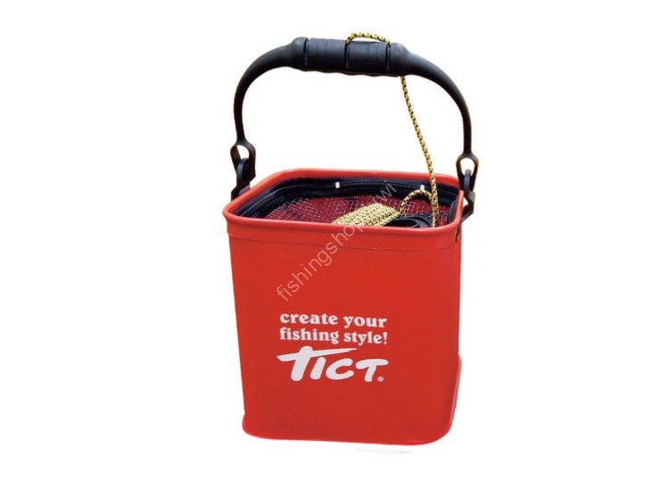 TICT Bucket with Holder #Red