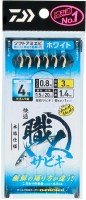 DAIWA Kaiteki Syokuninn Sabiki Soft Amiebi 6 pcs. 7-2.0 White