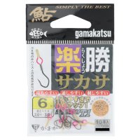 GAMAKATSU Hooks with clips # 6