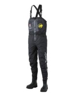 MAZUME Fully Open Boot Foot Waders LL #Black