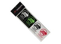 MAZUME Skull M Logo Sticker II (Set of 4)