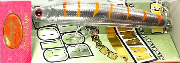 LUCKY CRAFT Wonder 80 ESG #Half Mirror Glow Flash Gigo