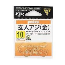 GAMAKATSU Kurouto Aji [Gold] #10 (20pcs)