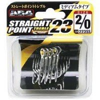 SHOUT! Straight Point Treble 223SS [Silver] #1 (6pcs)