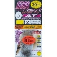 GAMAKATSU T1 Kyougi Kawahagi AT [Nano Smooth Coat] #3.5 Line 10cm (30pcs)