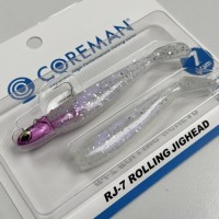 COREMAN RJ-7 Rolling Jig Head #064 Pink Head/Keimura Pearl