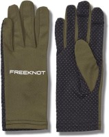 FREE KNOT Y4177 Free Knot Bowbiwn Full Cover Gloves F #64 Olive