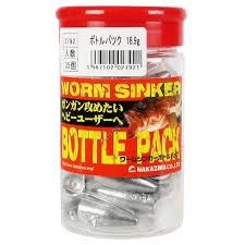 NAKAZIMA Worm sinker bottle pack 18.9 g