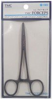 TIEMCO TMC Forceps 4.5 Curved Black