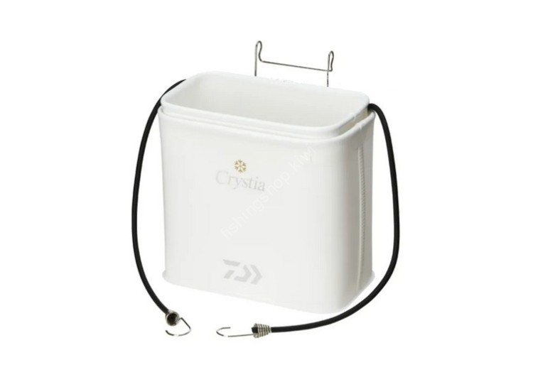 DAIWA Fishing Keeper Bucket Crystia Ikashi Bakkan H21 A #White
