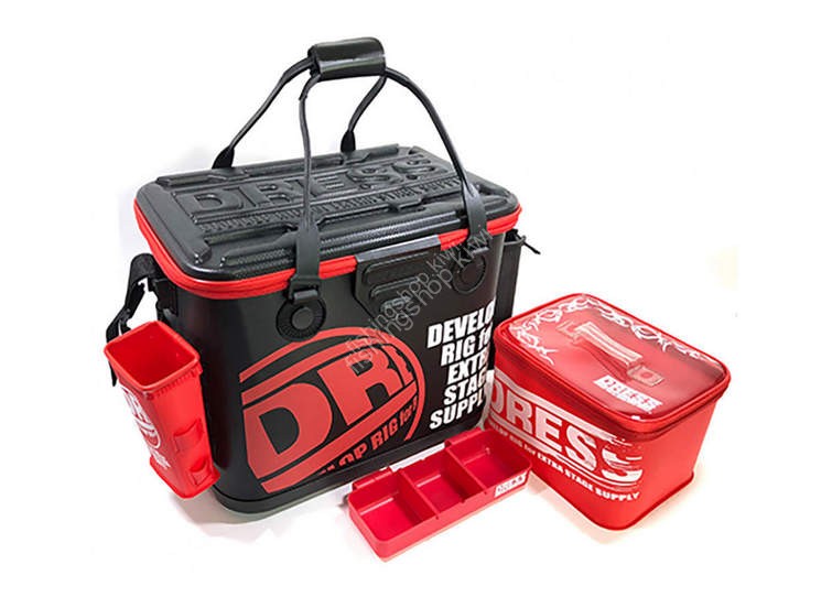DRESS Bakkan Plus #Black/Red Boxes & Bags buy at Fishingshop.kiwi