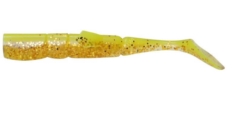 MEGABASS Bottom Slash Plus Shad 5'' #Chart Gold (5pcs)