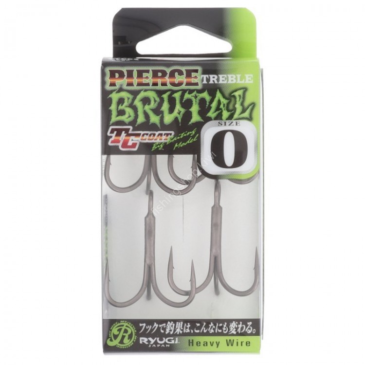 RYUGI Pierce Treble Brutal HPB074 [TC Black] #3 (5pcs)