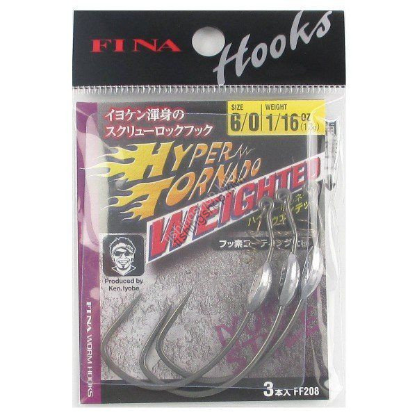 FINA Hyper Tornado Weighted #6/0 Line 1.8 (3pcs)