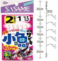SASAME S-115 Teibo KoSakana Sabiki Pink Bait 0.5