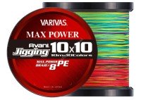 VARIVAS Avani Jigging 10×10 Max Power PE x8 [10m x 10color Marking Line] 1200m #10 (137lb)