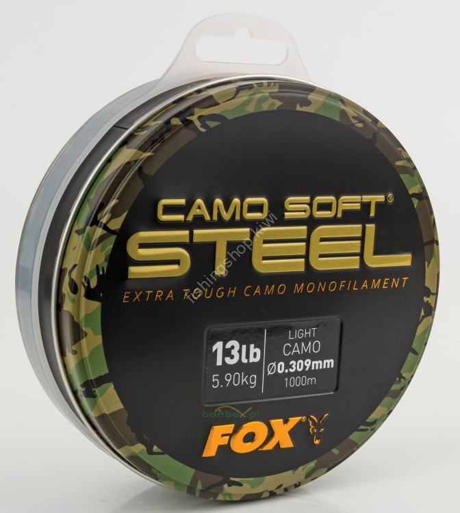 FOX Edges Soft Steel Extra Tough Camo Monofilament [Light Camo] 1000m (13lb)