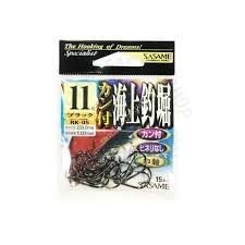 SASAME Kan Tsuki Kaijou Tsuribori RK-05 [Black] #11 (15pcs)
