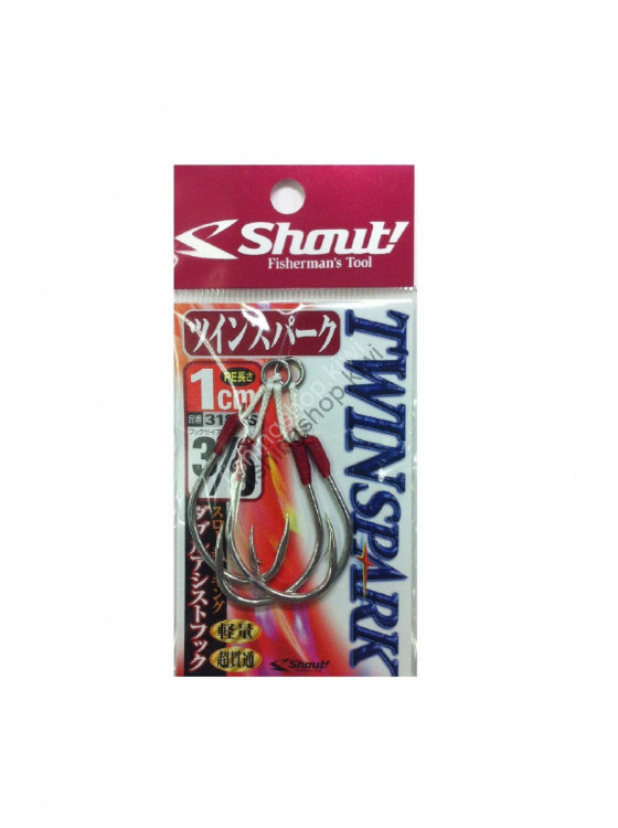 SHOUT! Twin Spark 318-TS #3/0 1cm (2pcs)