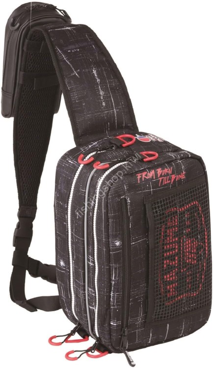 MAZUME MZBK-600 Red Moon One Shoulder IV #Black/Kasuri