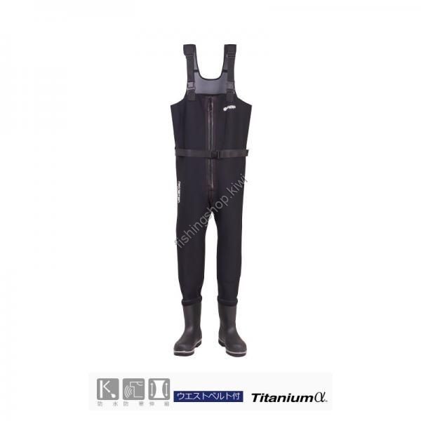 Rbb Submit 8735 RBB ZIP Titanium Wader BK LL