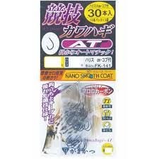 GAMAKATSU T1 Kyougi Kawahagi AT [Nano Smooth Coat] #4 Line 8cm (30pcs)