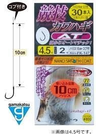 GAMAKATSU T1 Kyougi Kawahagi AT [Nano Smooth Coat] #4 Line 10cm (30pcs)