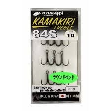 ICHIKAWA FISHING Kamakiri Treble 84S #10 (9pcs)