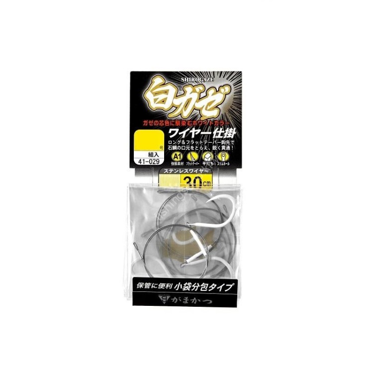 GAMAKATSU 41029 White Gaze Wire Rig 16-46