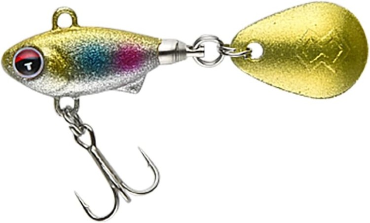 MADNESS Bakuree Spin 12 Tungsten 45mm 12g #03 GinPun Gold Rainbow