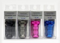 IOS FACTORY Manhattan Aqua Handle Knob #Gunmetal