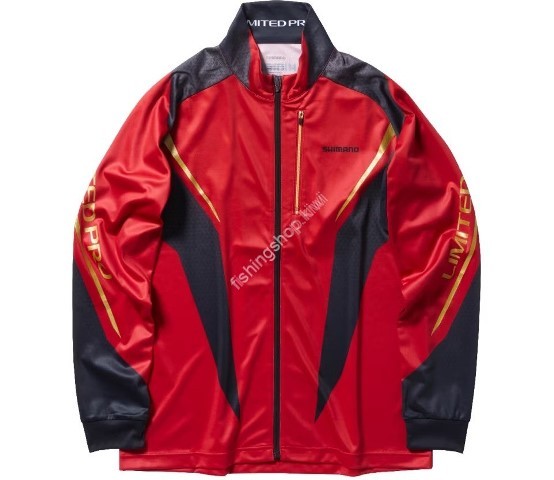 SHIMANO SH-107X Limited Pro Full Zip Shirt (Blood Red) 2XL