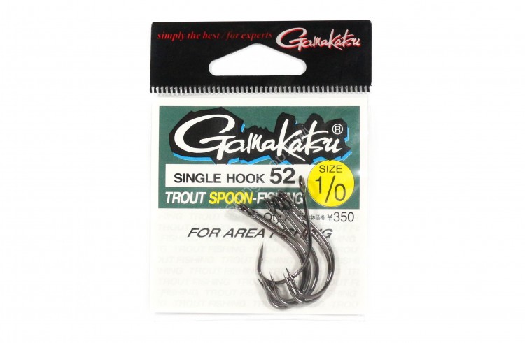 GAMAKATSU Single Hook 52 [NS Black] #12