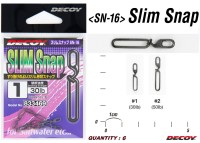 DECOY SN-16 Slim Snap (Mat Black) #1