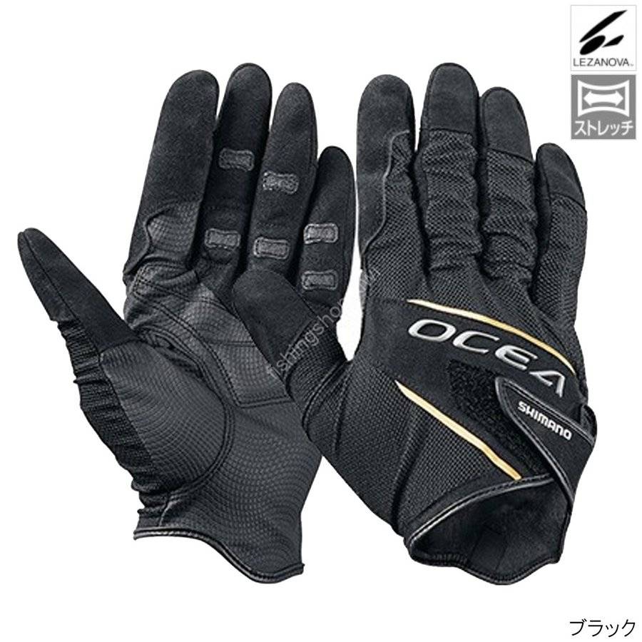 SHIMANO GL 292T Ocea Big Game Support Gloves XL Black Wear buy at