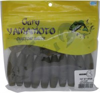 SMITH Gary Yamamoto Fat Double Tail #214 Green Pumpkin / Black Flake