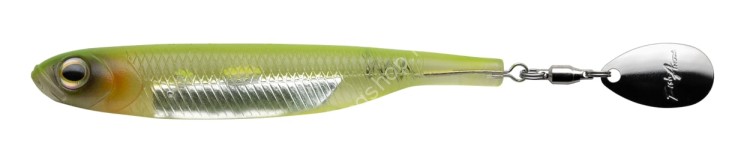 FISH ARROW Flash J Spin Elastomer 4'' #05 Chart/Silver
