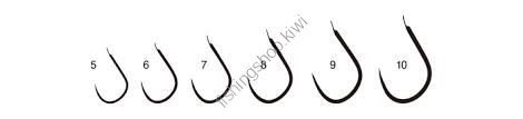 GAMAKATSU Hera Sure w/Thread [Black] #8 (5pcs)