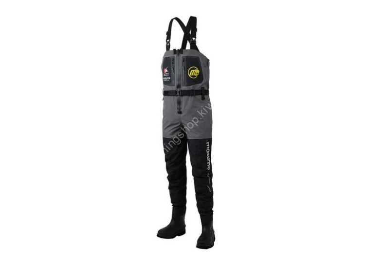 MAZUME Fully Open Boot Foot Waders M #Charcoal