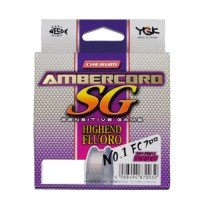 YGK Cherum Ambercord SG Hiend Fluoro [Natural] 100m #0.4 (2.4lb)