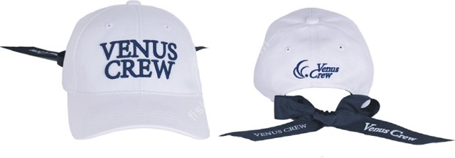XESTA VenusCrew Ribbon Cap [White] Free