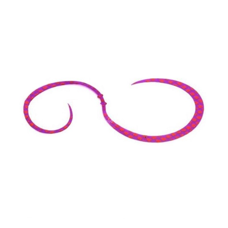 RISE JAPAN Namidama Necktie Choudo Yo Curly #NC19 Purple