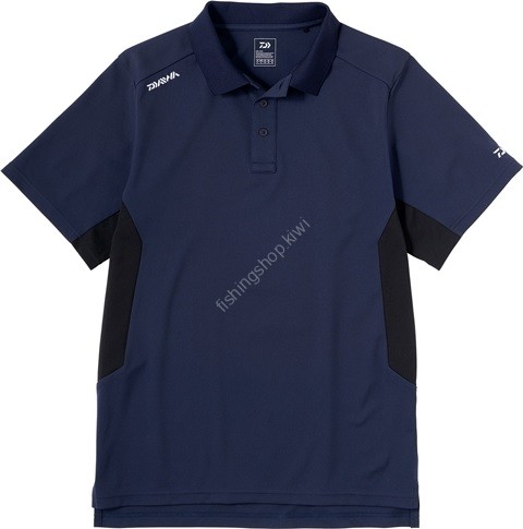 DAIWA DE-9424 Ocean Tough Polo Shirt (Navy) M