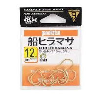 GAMAKATSU Fune Hiramasa [Gold] #12 (10pcs)