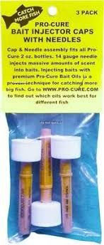 KAHARA Pro-Cure Bait Injector Caps With Needles