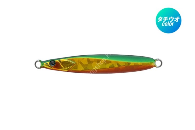 JACKALL TG Bumbluz Jig Bump 73S 80g Tachio Color #G-0855 Shirasu Green Gold/Crushed Holo