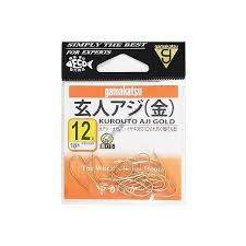 Gamakatsu Rose Professional AJI ( Horse mackerel) Gold 12 Hooks