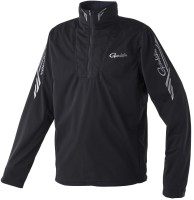 GAMAKATSU GM3713 Pullover Zip Shirt (Black x Titanium) 3L
