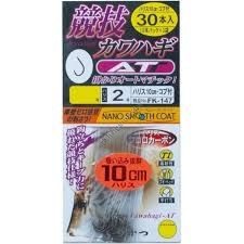 GAMAKATSU T1 Kyougi Kawahagi AT [Nano Smooth Coat] #4.5 Line 10cm (30pcs)