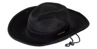 GAMAKATSU GM9890 Light Cool Straw Hat (Black) M
